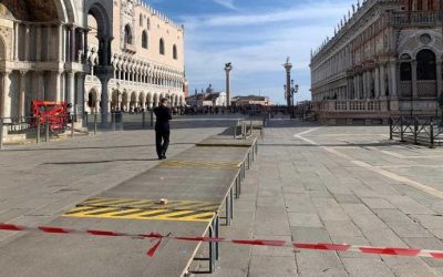 Cierran plaza de San Marcos en Venecia por falsa alarma de bomba