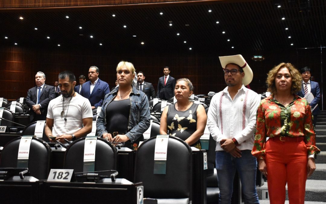 El Pleno de la Cámara de Diputados guardó minuto de silencio en memoria de mujeres trans asesinadas en el país