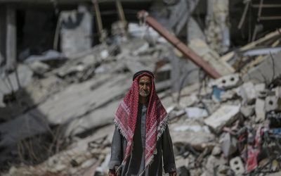 Dejan 200 días de guerra en Gaza cerca de 34,200 muertos y continuos bombardeos