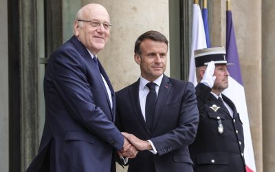 Se compromete Macron a trabajar para que no aumente la violencia entre Israel y Líbano