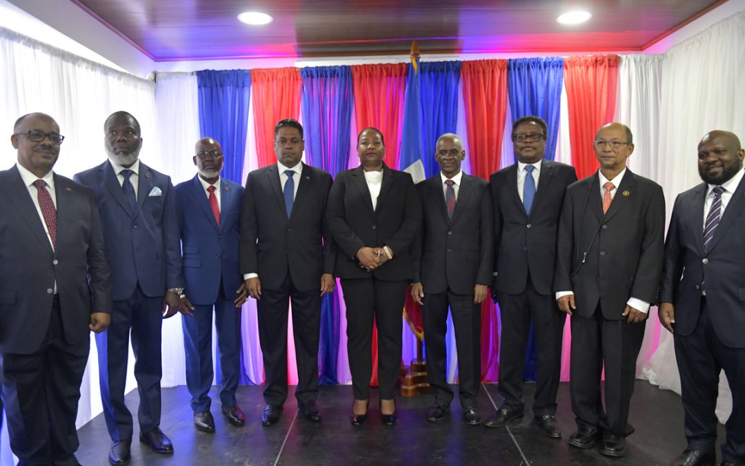 Juran su cargo los miembros del Consejo Presidencial de Transición de Haití