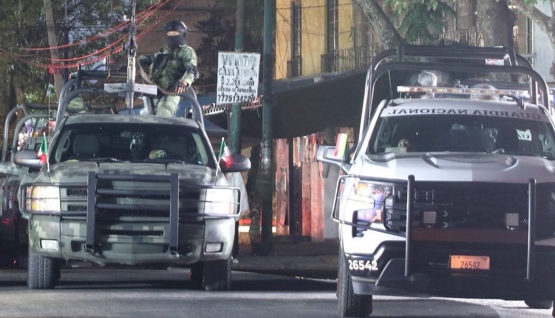 Arriban 900 elementos del Ejército y la Guardia Nacional a Morelos; en lo que va del año se han registrado más de 500 homicidios