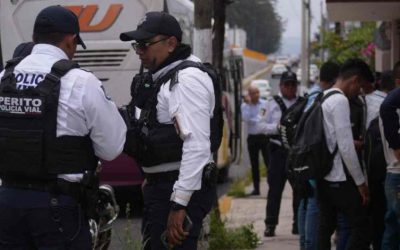 Hallan a 407 migrantes dentro de tres autobuses abandonados en Veracruz
