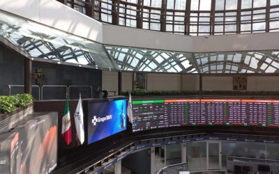 Cae la Bolsa Mexicana 1.32% y perfila cierre semanal negativo