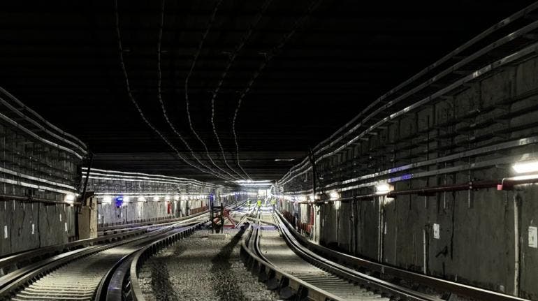 Quedan instalados 11 aparatos de vía en tramo Salto del Agua-Cuauhtémoc en L1 del Metro