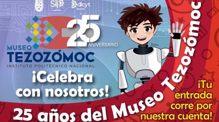 Museo Tezozómoc celebrará 25 años con recorridos guiados y talleres tecnológicos