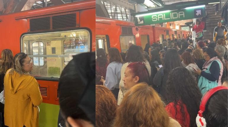 Retiro de tren en Línea 8 del Metro provoca retrasos