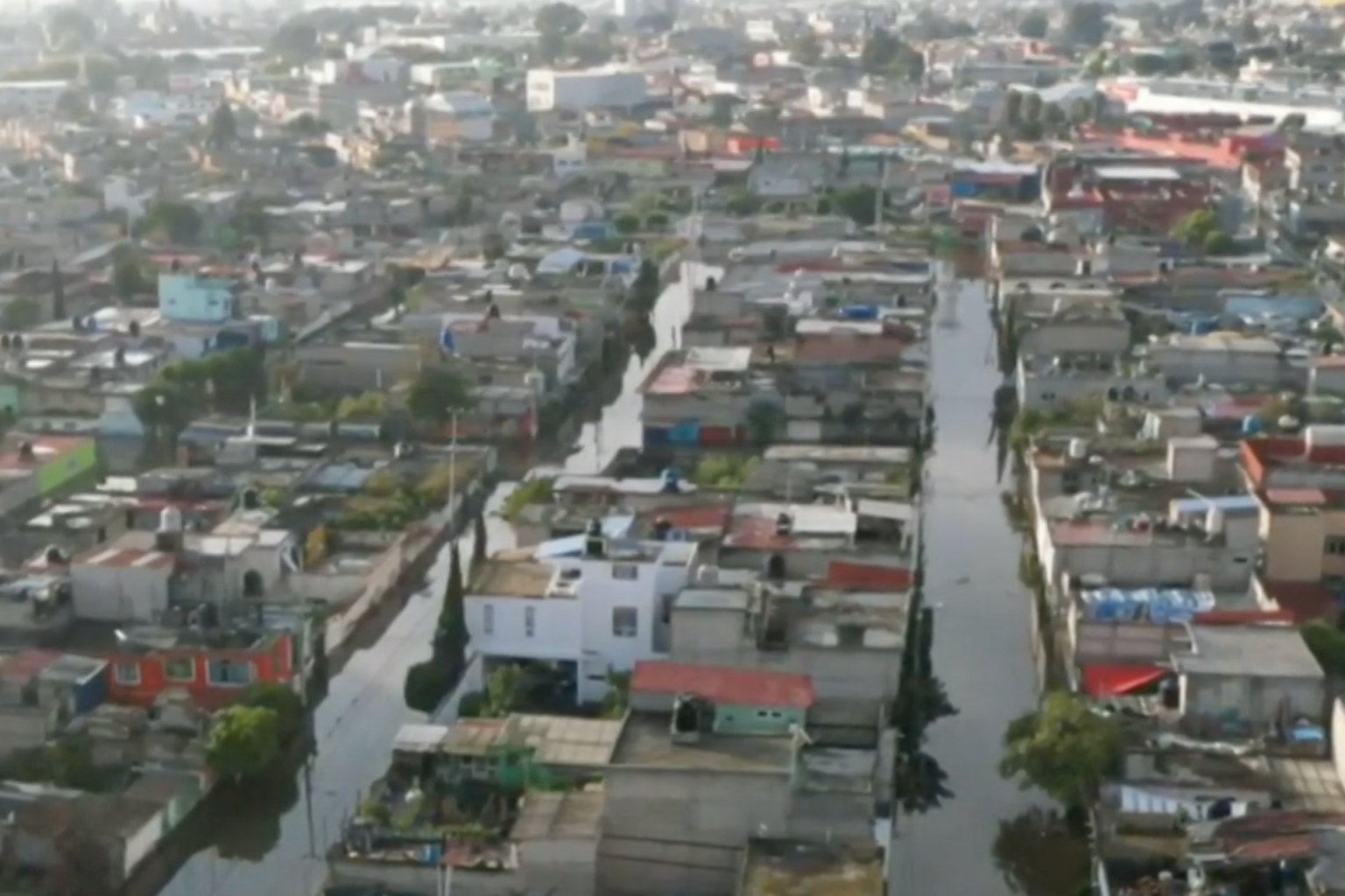 “Se requiere una solución de fondo, pero Gobierno ya lo atiende”: AMLO sobre inundación en Chalco, Edomex