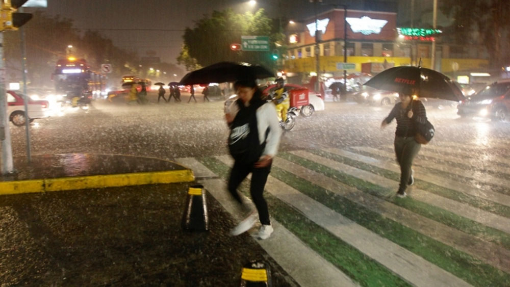 Advierten por temporal de lluvias fuertes en la CDMX