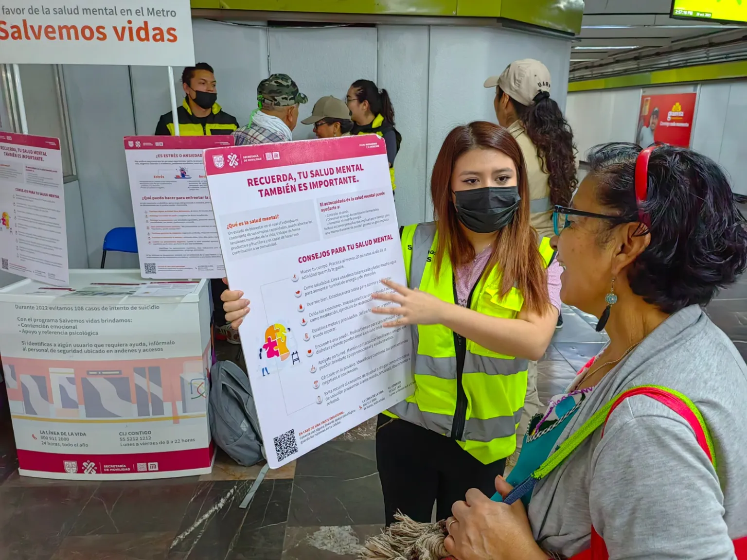 Metro ofrecerá atención psicológica en 10 estaciones