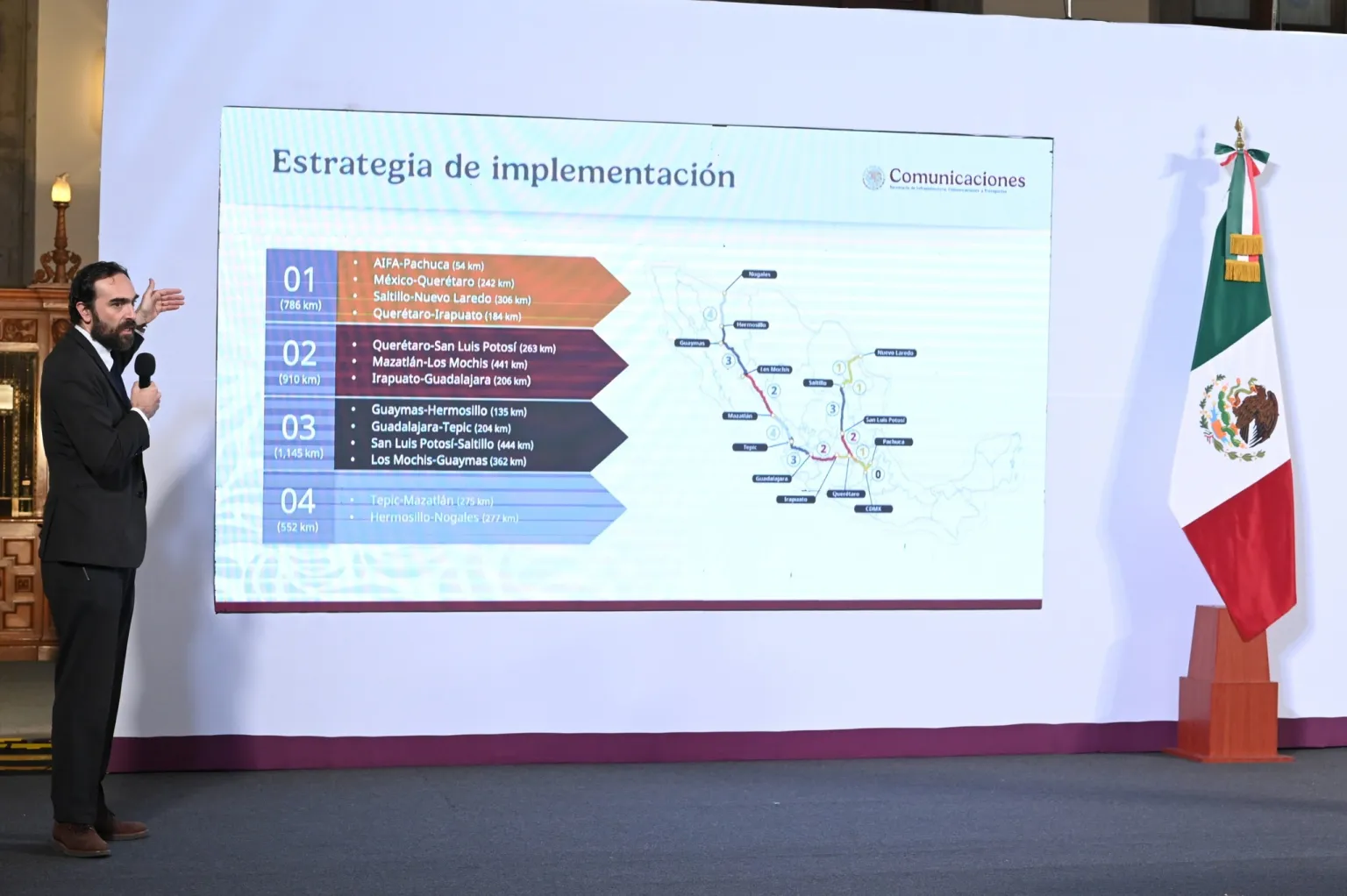 Arrancará Gobierno en 2025 con 4 obras del tren de pasajeros