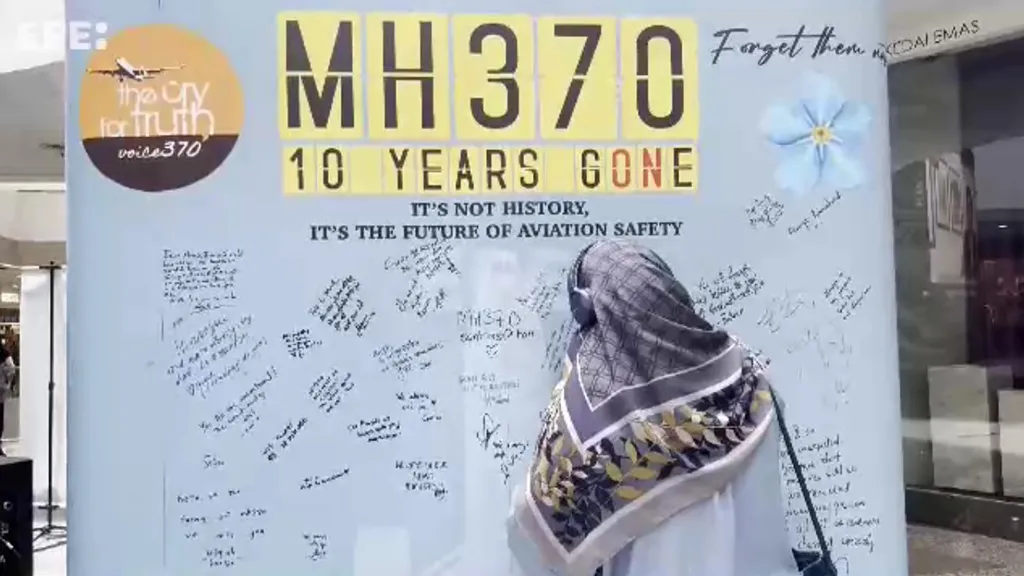 Malasia reanudará búsqueda del vuelo MH370 desaparecido hace 10 años