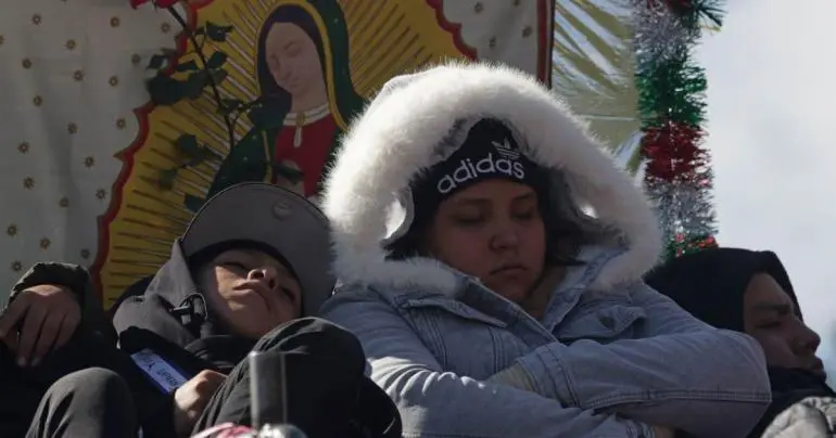 Peregrinos enfrentarán bajas temperaturas durante festejos a La Guadalupana