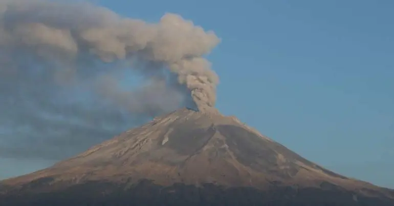 Popocatépetl: Prevén caída de ceniza en cinco alcaldías de CDMX