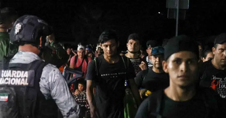 Tapachula vive entre reiteradas salidas de caravanas migrantes