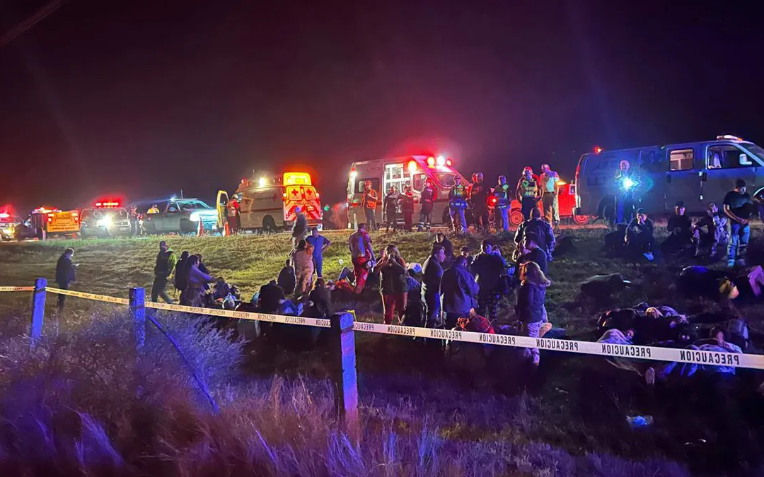 Accidente de autobús en Tamaulipas deja dos muertos