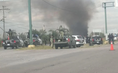 Jornada violenta en Nuevo León deja al menos un muerto y varios bloqueos