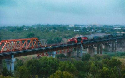 Abren nuevo puente ferroviario entre México y EU en la era Trump; conecta a Tamaulipas con Texas