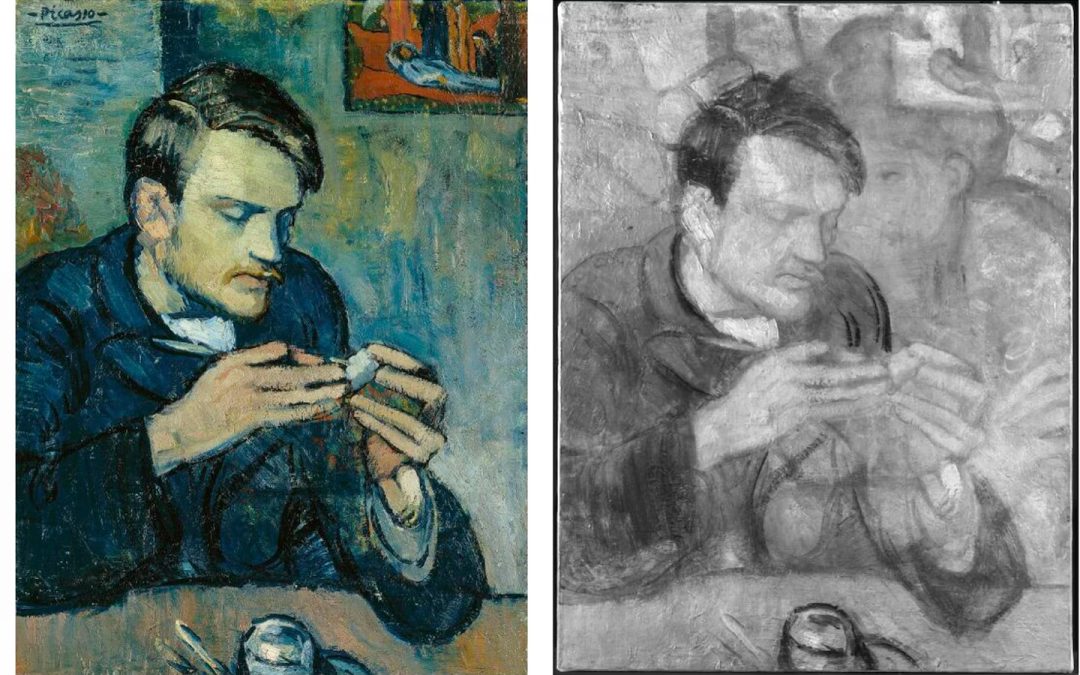 Descubren retrato inédito de Picasso oculto bajo una de sus pinturas del periodo Azul