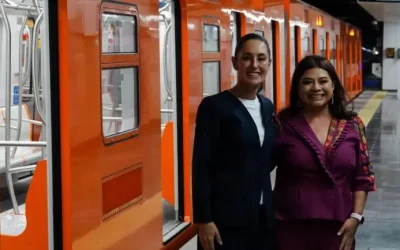 Sheinbaum y Brugada encabezan reapertura de tramo de la Línea 1 del Metro de CDMX