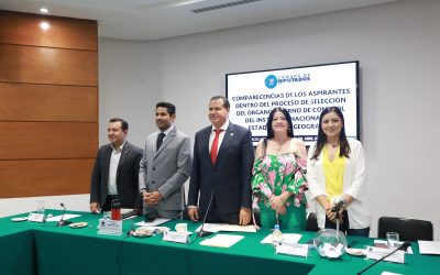 Comparecen ante comisiones de Transparencia y Vigilancia 16 aspirantes a dirigir el Órgano Interno de Control del INEGI