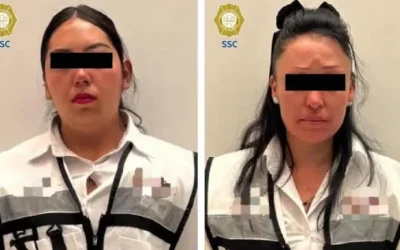 Detienen a dos mujeres por extorsión a comerciante en Iztacalco