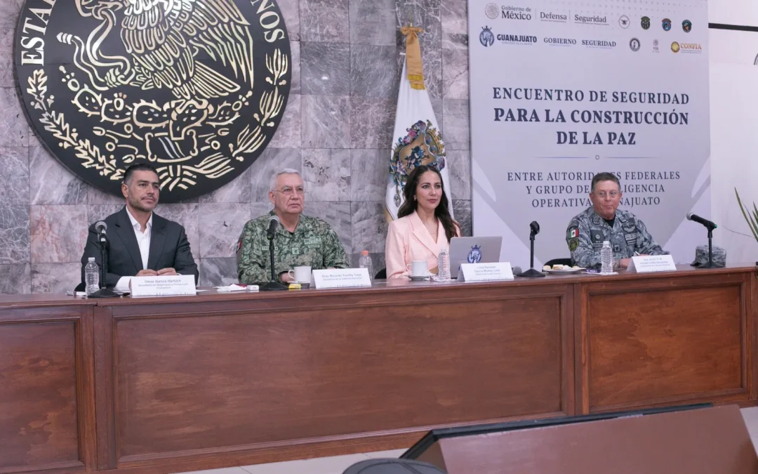 Supervisan SSPC y Sedena estrategia de seguridad en Guanajuato