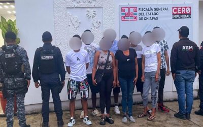 Rescatan a ocho migrantes cubanos en Tapachula, Chiapas