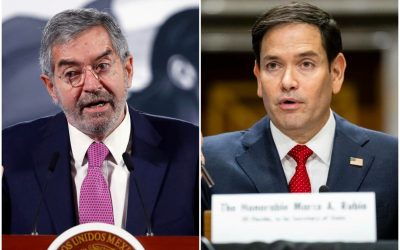 Canciller De la Fuente sostiene llamada con Marco Rubio; dialogan sobre remesas, seguridad y cooperación