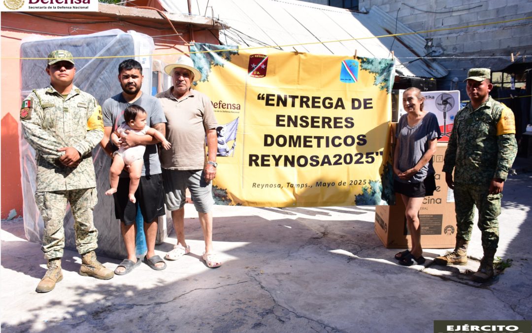 Aplican Ejército, GN y Sría. del Bienestar el Plan DN-III-E en Reynosa y Rio Bravo