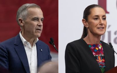 Abordan Sheinbaum y Carney el T-MEC en llamada telefónica