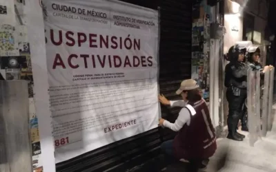 Suspenden 16 antros en la Cuauhtémoc durante operativo nocturno
