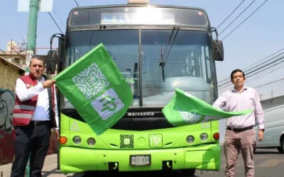 Inauguran ruta 169 de RTP en Iztacalco