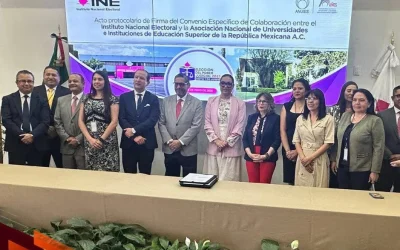 Firman INE y Anuies acuerdo para impulsar participación juvenil en elección judicial