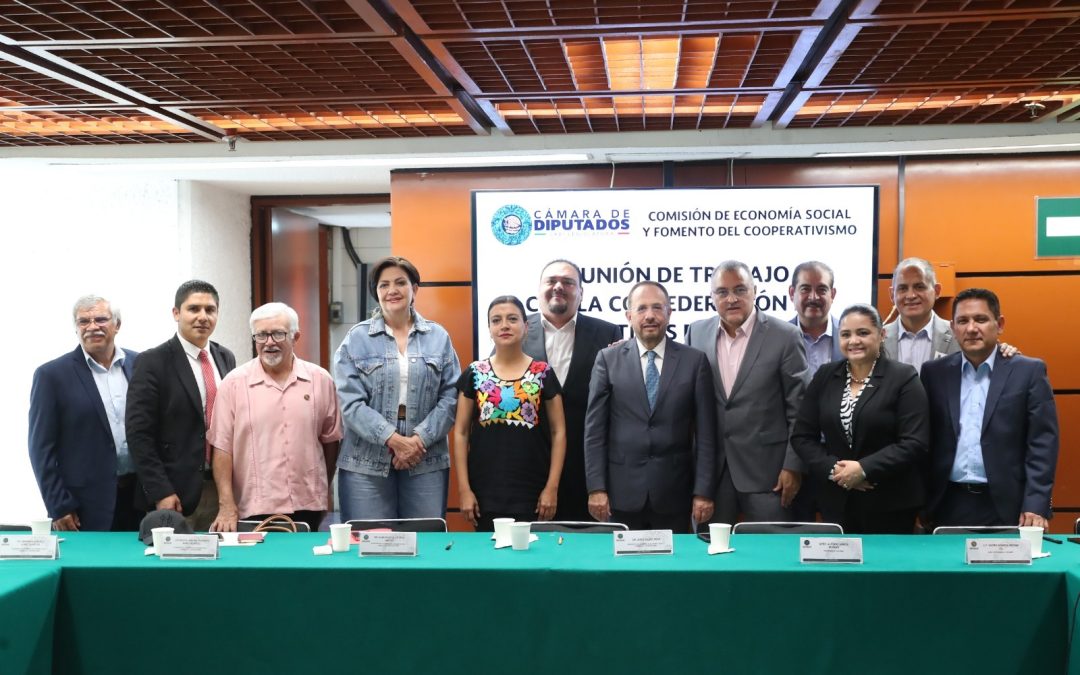 Comisión de Economía Social y Fomento al Cooperativismo se reúne con representantes de la Concamex