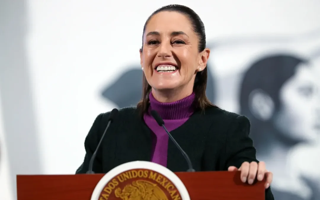 Aprueba 76% de mexicanos gestión de Sheinbaum, revela encuesta de “El Financiero”