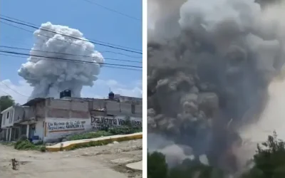 Sube a 2 los muertos por cadena de explosiones en Tultepec, Edomex
