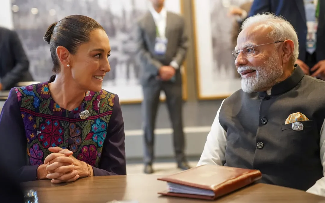 Habla Sheinbaum en el G7 con primer ministro de India sobre cooperación y Sur Global