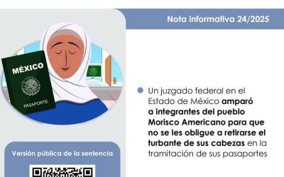 Juez Federal concede amparo a comunidad Morisco Americana: podrán portar turbante en fotografía para pasaporte