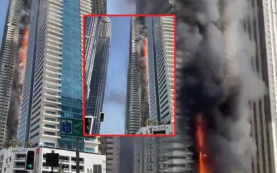 Evacuadas más de 3 mil 800 personas por un incendio ya extinguido en un rascacielos de Dubai