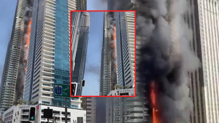 Evacuadas más de 3 mil 800 personas por un incendio ya extinguido en un rascacielos de Dubai