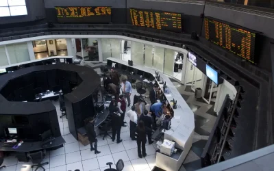 Pierde la Bolsa Mexicana 0.27% y liga 5 sesiones a la baja