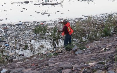 Intensifican desazolve en presa Los Cuartos Naucalpan
