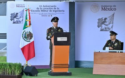 Celebran Ingenieros Militares 65 años de su Alma Mater