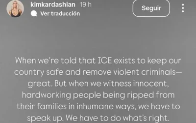 Kim Kardashian denuncia redadas «inhumanas» de ICE en Los Ángeles y defiende a inmigrantes