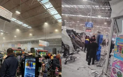 Se desploma plafón en tienda Chedraui en Pabellón del Valle; BJ