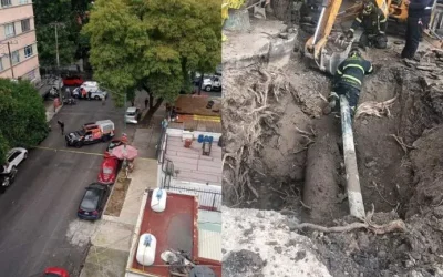 Fuga de gas en la colonia Álamos obliga a evacuar a 200 personas en Benito Juárez