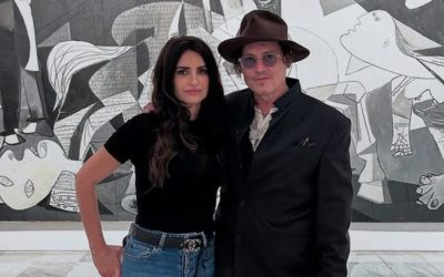 Johnny Depp y Penélope Cruz se lucen en Madrid: arte, cine y una foto para el recuerdo