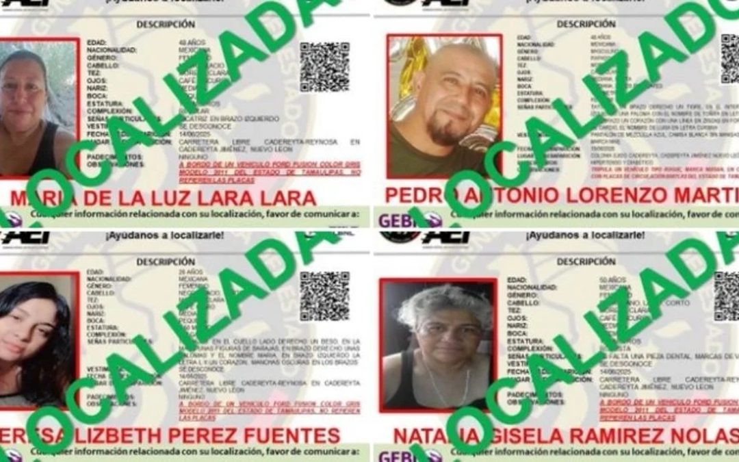 Rescatan en operativo a tres mujeres y un hombre desaparecidos en NL