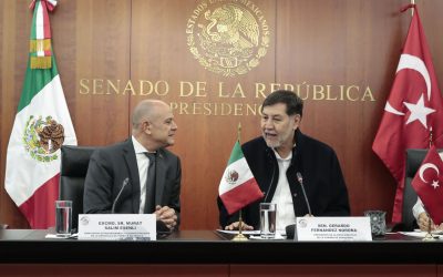 Subraya Fernández Noroña importancia de fortalecer relaciones comerciales con Turquía